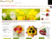 Tablet Screenshot of flowerspattaya.com